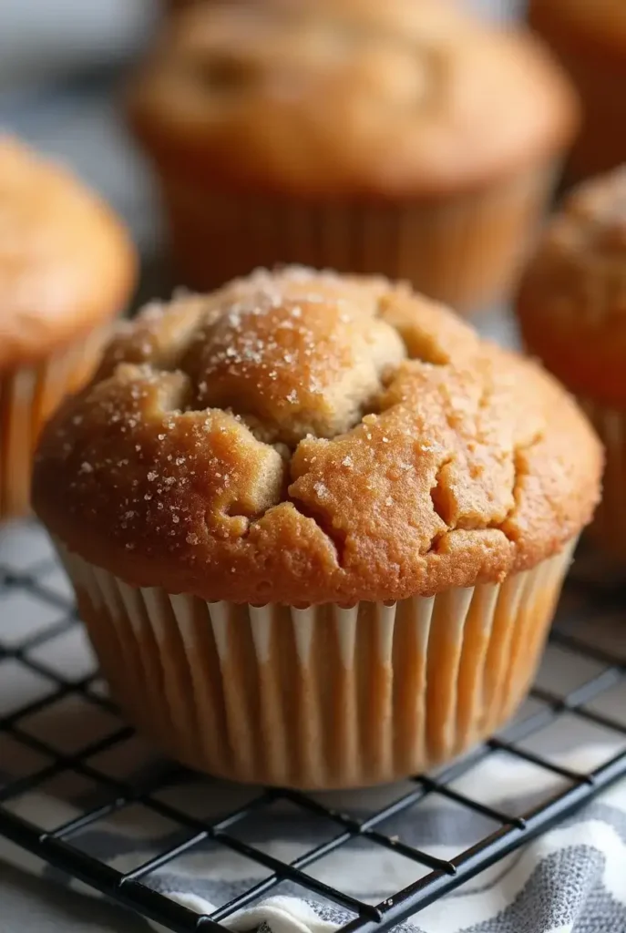 Vegetarian Cinnamon Sugar Donut Muffins 6 vegetarian cinnamon sugar donut muffins
